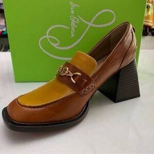 Sam Edelman l Leather Loafer, Gold Hardware, NWB